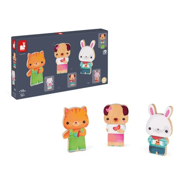 Enfant Little Helper Jouets En Bois & Jouets Éducatifs | Jouets D'intérieur | Jouets Préscolaires | Animaux Aimantés Amusants | Puzzles Et Jeux