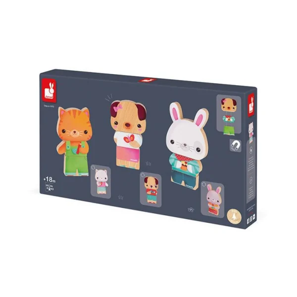 Enfant Little Helper Jouets En Bois & Jouets Éducatifs | Jouets D'intérieur | Jouets Préscolaires | Animaux Aimantés Amusants | Puzzles Et Jeux