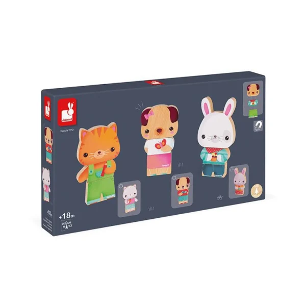 Enfant Little Helper Jouets En Bois & Jouets Éducatifs | Jouets D'intérieur | Jouets Préscolaires | Animaux Aimantés Amusants | Puzzles Et Jeux